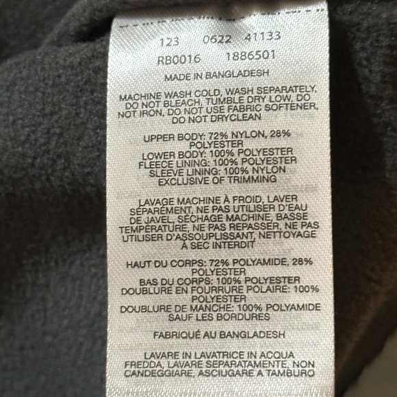 Columbia Kids' M 10/12 Yrs Green Hooded Fleece Lined Rain Jacket Coat - Picture 7 of 7